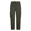 Front - Mountain Warehouse Childrens/Kids Jersey Lined Pull-On Cargo Trousers