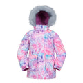 Front - Mountain Warehouse Childrens/Kids Ranger Abstract Water Resistant Jacket