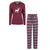 Front - Mountain Warehouse Womens/Ladies Dream Reindeer Pyjama Set