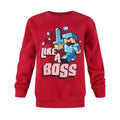 Front - Minecraft Childrens/Boys Official Like A Boss Sweatshirt