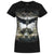 Front - Batman Womens/Ladies Arkham Knight Batmobile T-Shirt