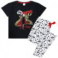 Front - 101 Dalmatians Womens/Ladies You Beasts Cruella De Vil Pyjama Set