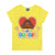 Front - Hey Duggee Girls Glitter Heart T-Shirt