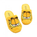 Front - Garfield Unisex Adult Embroidered Slippers