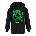 Front - Minecraft Childrens/Kids Creeper Inside Hoodie