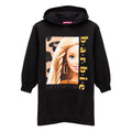 Front - Barbie Girls Motivational Hoodie Dress