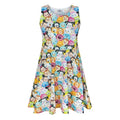 Front - Disney Tsum Tsum Girls Skater Dress