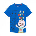 Front - Cocomelon Baby Boys Let's Have Fun Baby JJ Short-Sleeved T-Shirt