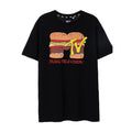 Front - MTV Mens Burger T-Shirt