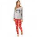 Front - Friends Womens/Ladies Christmas Long Pyjama Set