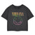 Front - Nirvana Womens/Ladies Rainbow Logo Crop T-Shirt