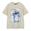 Front - Lilo & Stitch Girls Stitch Short-Sleeved T-Shirt