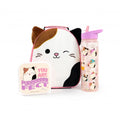 Front - Squishmallows Girls Multicoloured Lunch Box & Bottle Set