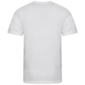 Solid White - Back - AWDis Mens Tri Blend T Shirt