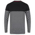 Front - Front Row Mens Long Sleeve Breton Stripe T-Shirt