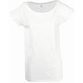 White - Front - SOLS Womens-Ladies Marylin Long Length T-Shirt