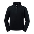 Front - Russell Mens Authentic Zip Neck Sweatshirt