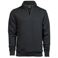 Front - Tee Jays Mens Half Zip Sweatshirt