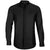 Front - NEOBLU Mens Poplin Bart Mao Collar Long-Sleeved Formal Shirt