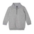 Front - Babybugz Baby Quarter Zip Sweatshirt