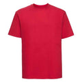 Burgundy - Front - Russell Mens Ringspun Cotton Classic T-Shirt