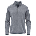 Front - Stormtech Womens/Ladies Avalante Heather Quarter Zip Fleece Top