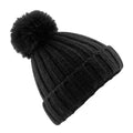 Front - Beechfield Unisex Adult Verbier Pom Pom Beanie