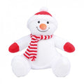 Front - Mumbles Zipped Snowman Plush Toy