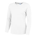 Front - AWDis Cool Womens/Ladies Girlie Long-Sleeved T-Shirt