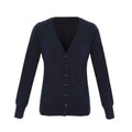 Front - Premier Womens/Ladies Essential Acrylic V Neck Cardigan