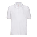 Front - Fruit of the Loom Childrens/Kids Piqué Polo Shirt