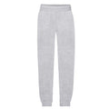 Front - Fruit of the Loom Childrens/Kids Heather Elasticated Hem Jogging Bottoms