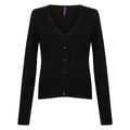 Front - Henbury Womens/Ladies Lightweight V Neck Cardigan