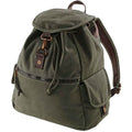 Front - Quadra Vintage Canvas Backpack