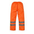 Front - Yoko Mens Waterproof Hi-Vis Over Trousers