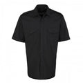 Front - Premier Mens Short-Sleeved Pilot Shirt