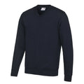 Front - Awdis Childrens/Kids Academy V Neck Sweatshirt