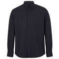 Front - Henbury Mens Moisture Wicking Long-Sleeved Shirt