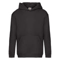 Front - Fruit of the Loom Childrens/Kids Premium Hooded Sweatshirt