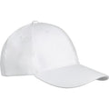 Oatmeal - Front - Elevate Unisex Adult Davis 6 Panel Cap