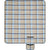 Front - Bullet Sedum Checked Picnic Blanket