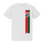 Front - Castrol Unisex Adult Racing Stripe T-Shirt