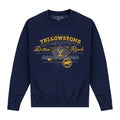 Front - Yellowstone Unisex Adult Stamp Sweatshirt