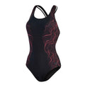 Front - Speedo Womens/Ladies Calypso Shaping One Piece Swimsuit