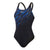 Front - Speedo Womens/Ladies Hyperboom Placement Muscleback One Piece Swimsuit