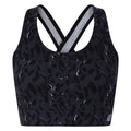 Moonlight Denim - Front - Dare 2B Womens-Ladies Swift II Animal Print Sports Bra