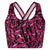 Front - Dare 2B Womens/Ladies Wave Zebra Print Sports Bra