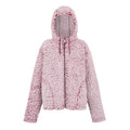 Front - Regatta Womens/Ladies Zelpha Fluffy Hooded Fleece Jacket