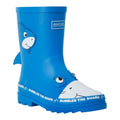 Front - Regatta Childrens/Kids Mudplay II Bubbles The Shark Wellington Boots