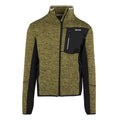 Front - Regatta Mens Baslinn Marl Full Zip Fleece Jacket